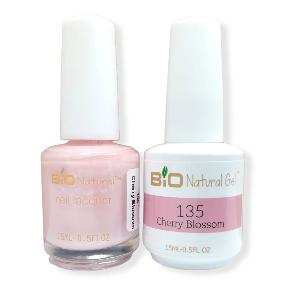 Bio Natural Gel Polish, Non-toxic Nail Lacquer, 135 Cherry Blossom