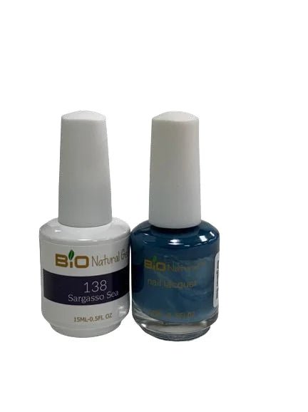 Bio Natural Gel Polish, Non-toxic Nail Lacquer, 138 Sargasso Sea