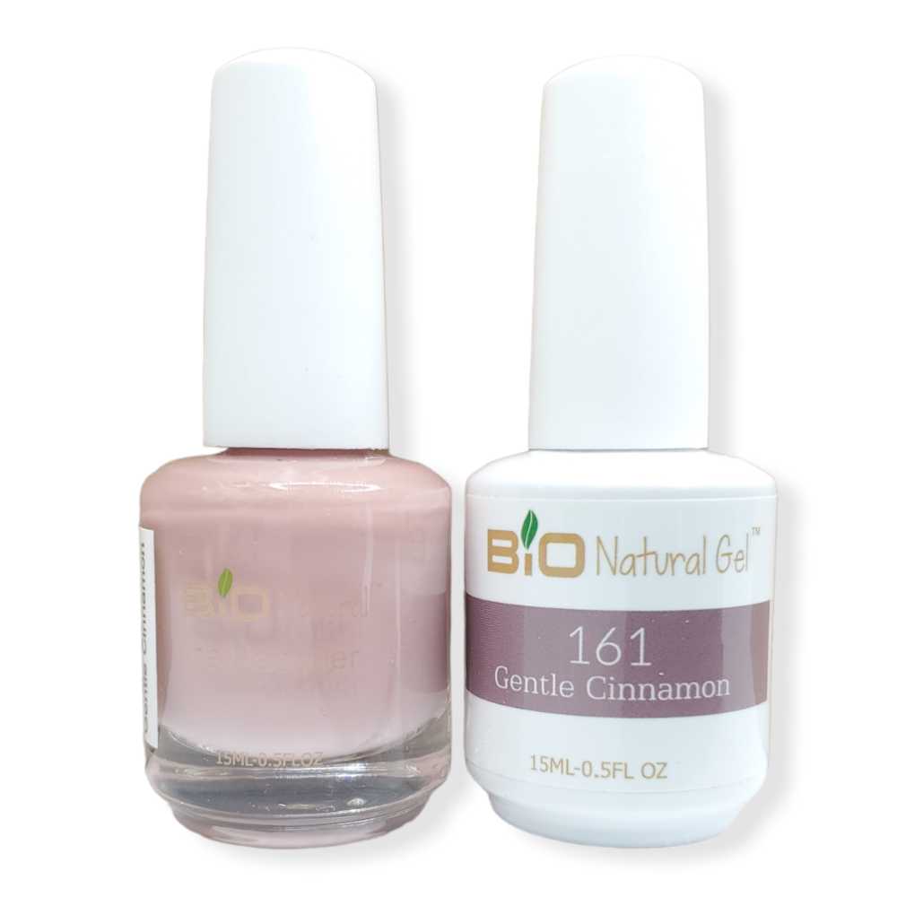 Bio Natural Gel Polish, Non-toxic Nail Lacquer, 161 Gentle Cinnamon