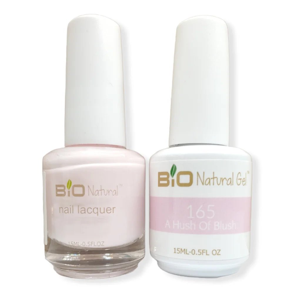 Bio Natural Gel Polish, Non-toxic Nail Lacquer, 165 Light Baby Pink