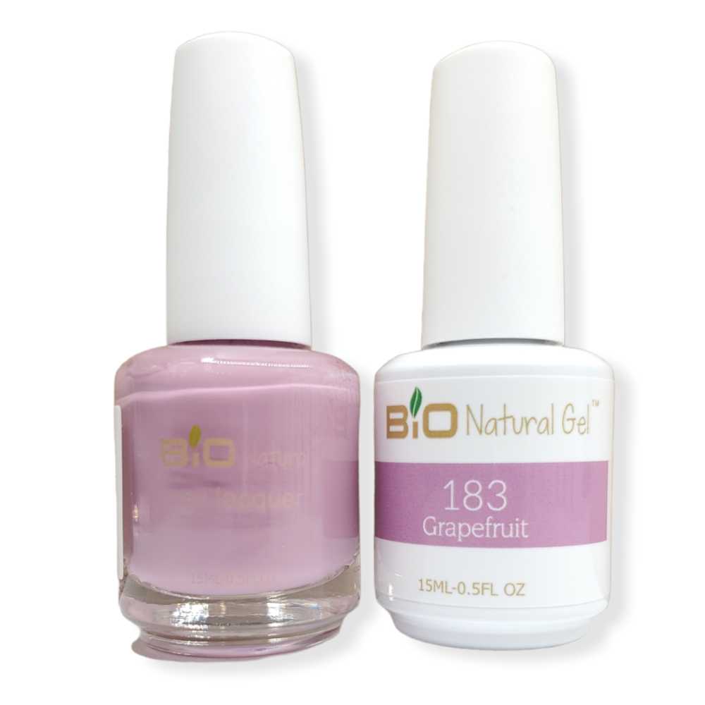 Bio Natural Gel Polish, Non-toxic Nail Lacquer, 183 Grapefruit