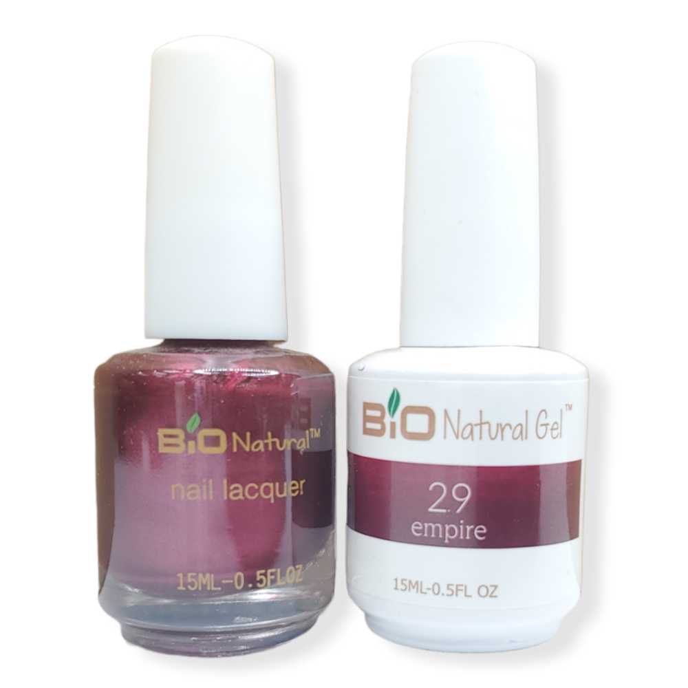 Bio Natural Gel Polish, Non-toxic Nail Lacquer, 29 Empire