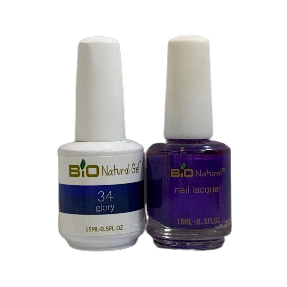 Bio Natural Gel Polish, Non-toxic Nail Lacquer, 34 Glory
