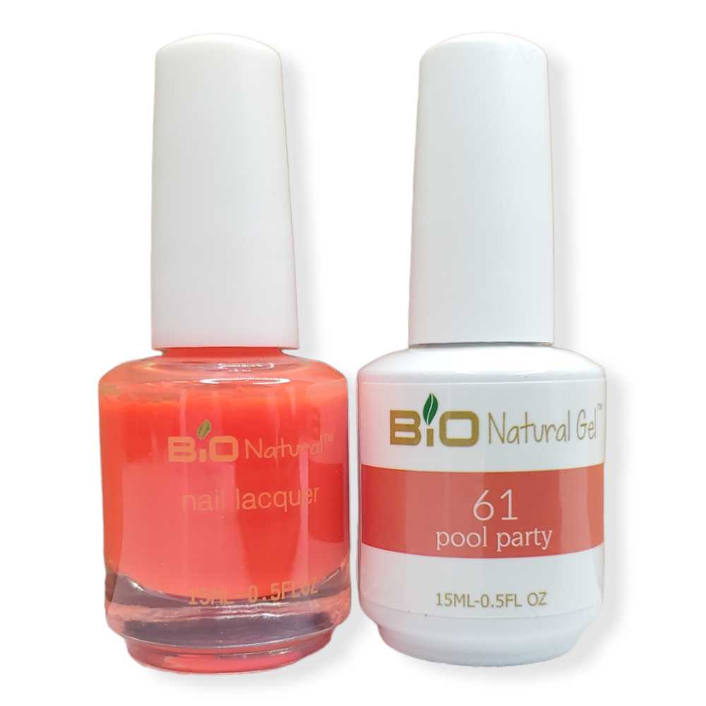 Bio Natural Gel Polish, Non-toxic Nail Lacquer, 61 Pool Party