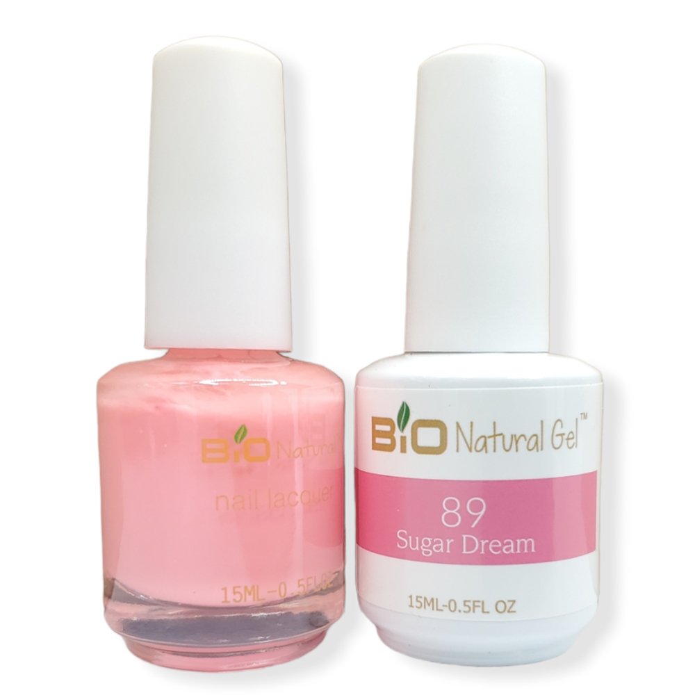Bio Natural Gel Polish, Non-toxic Nail Lacquer, 89 Sugar Dream