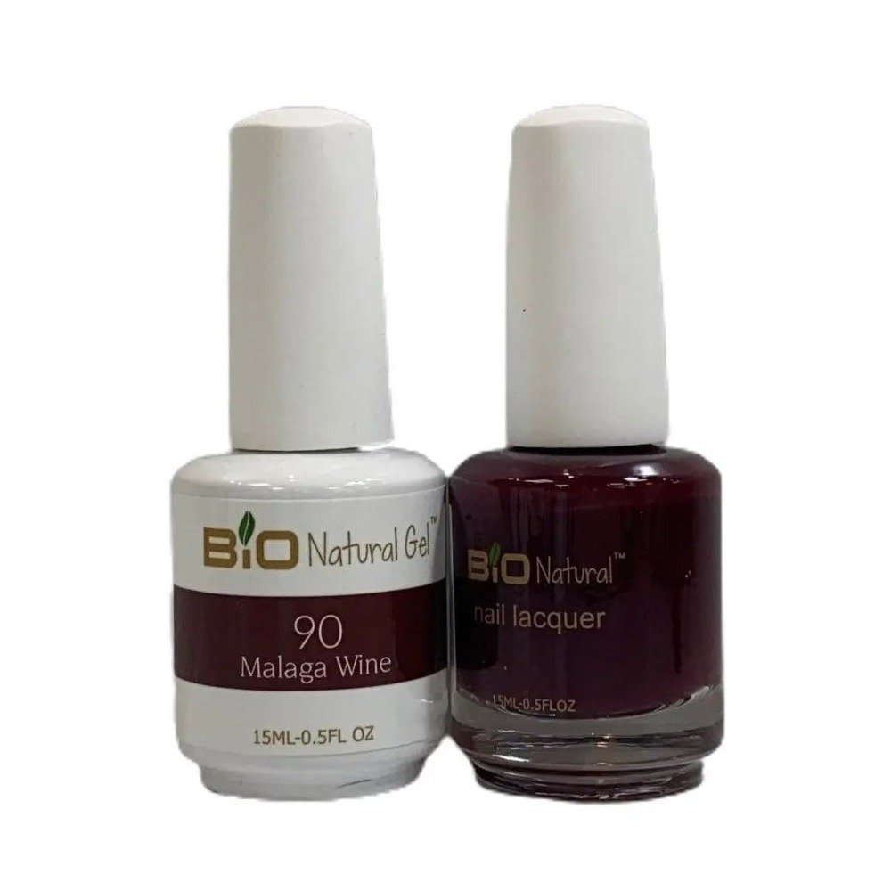 Bio Natural Gel Polish, Non-toxic Nail Lacquer, 90 Malaga Wine