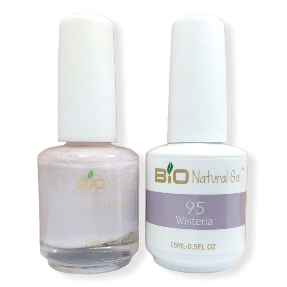 Bio Natural Gel Polish, Non-toxic Nail Lacquer, 95 Wisteria