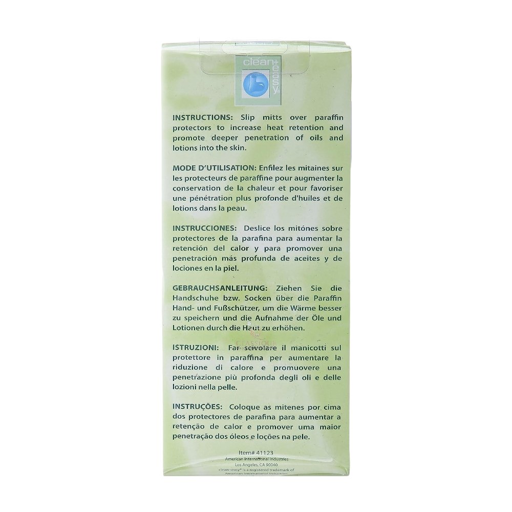 Clean+Easy Insulated Foot Mitts For Paraffin Wax Treatment, spa quebec