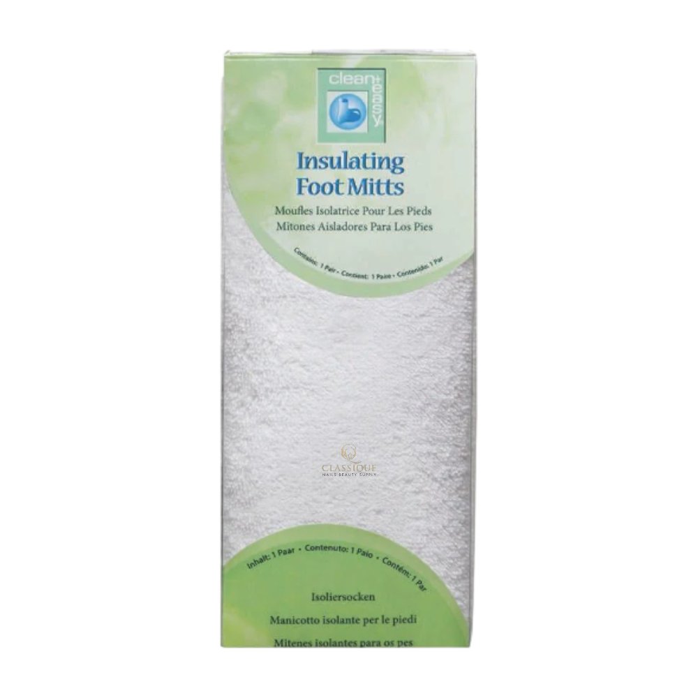 Clean+Easy Insulated Foot Mitts For Paraffin Wax Treatment, manicure with paraffin wax, blue lagoon spa