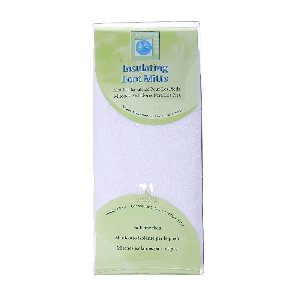 Clean+Easy Insulated Foot Mitts For Paraffin Wax Treatment, spa near me, hair waxing near me