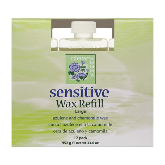 C&E Large (Leg) Sensitive Wax Refill (Pack of 12) | Top Rated Hair Removal Wax