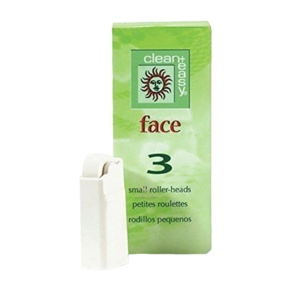 Clean+Easy Small Roller Head for Face Wax (Pack of 3), roll on wax kit, roll wax kit, face wax for sensitive skin
