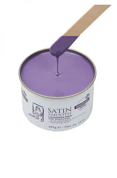 Satin Smooth Soft Wax Lavender 14oz SSW14LW