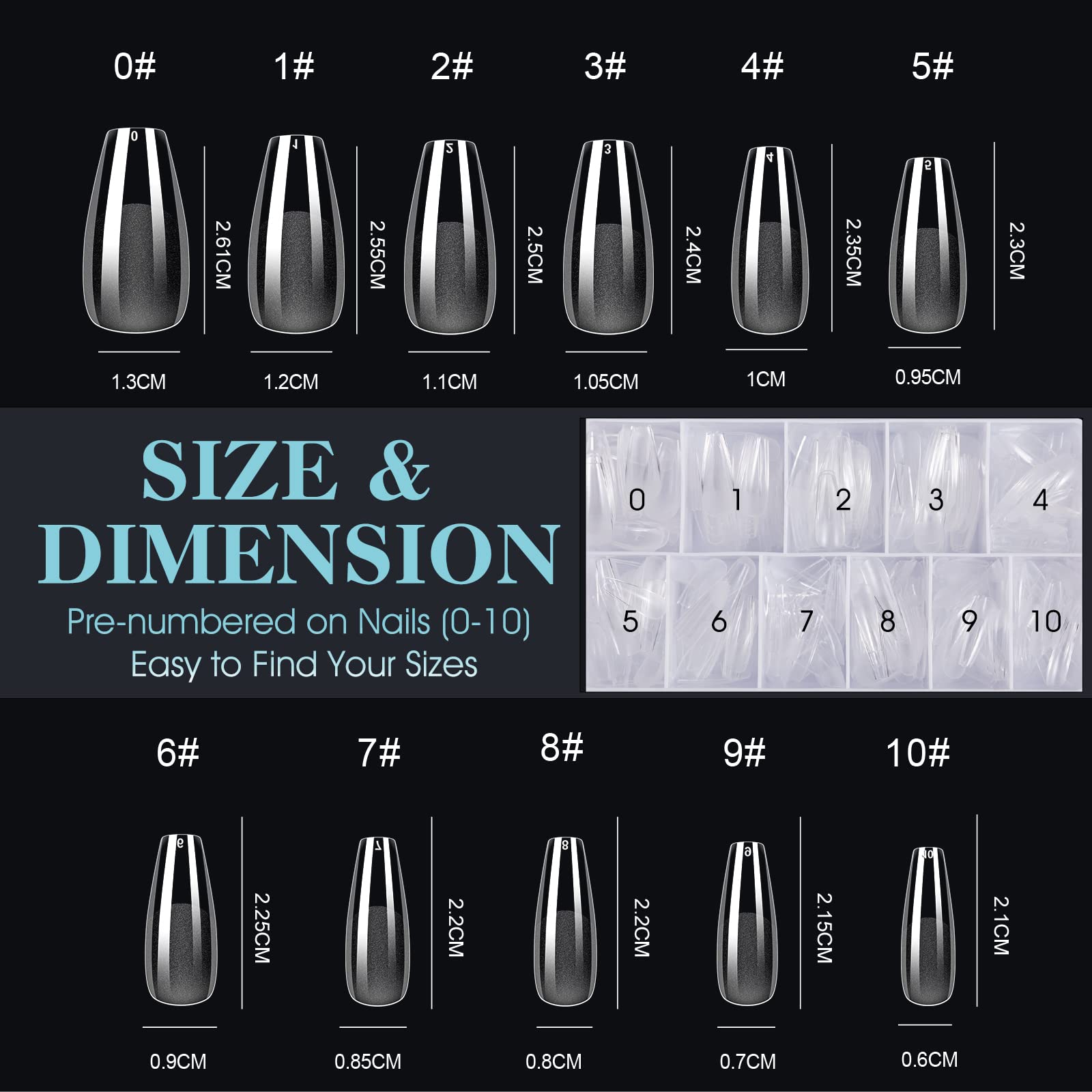 Apres Gel X Nail Tips Measurement - Guide to the Perfect Application