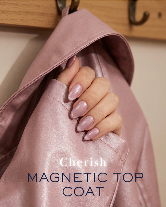 The GelBottle Cherish Magnetic Top Coat: Create Stunning Cat-Eye & Velvet Magnetic Nails