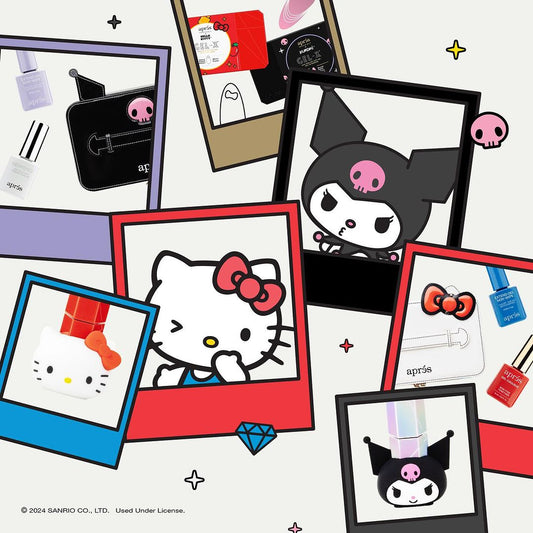 Celebrate in Style: Hello Kitty® and Kuromi™ x Aprés Gel-X® Press on Nail Kits