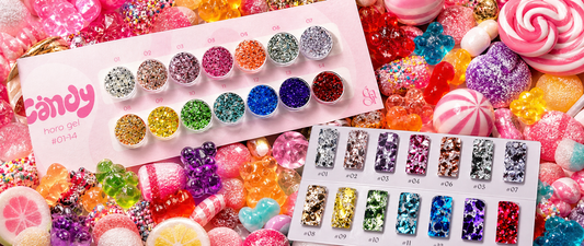 Énoi Candy Collection: The Ultimate Japanese Glitter Syrup Gel for Sparkling Nail Designs
