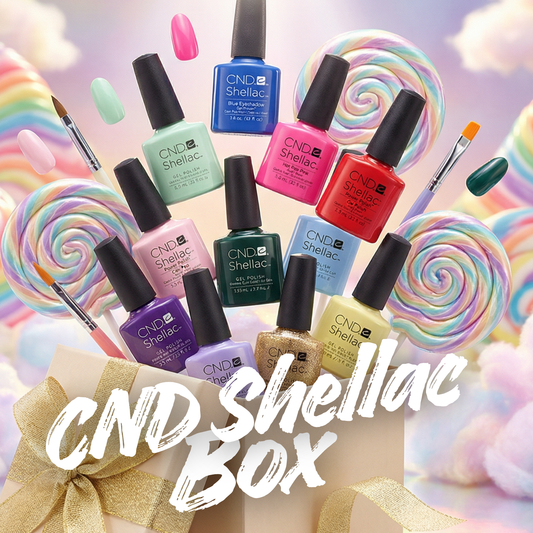 New CND Shellac Mystery Box – Salon-Quality Gel Polish Bundle with Free Xpress Top & Base