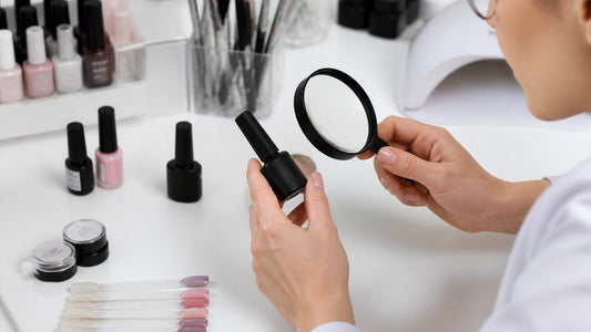 How can you verify authentic professional nail brands?
