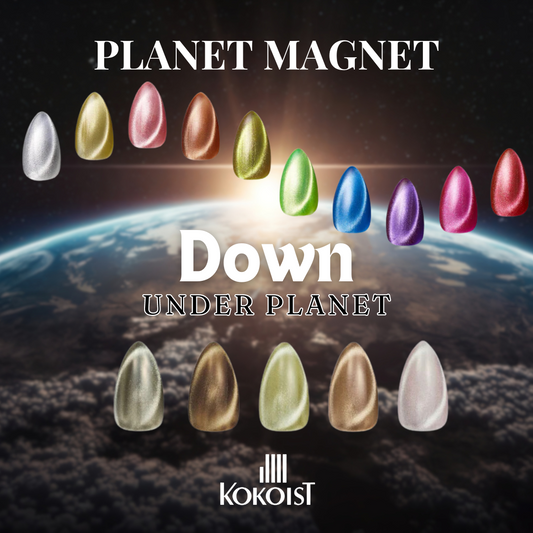 Kokoist Cat Eye Magnet Gel: Down Under Planet & Planet Magnet