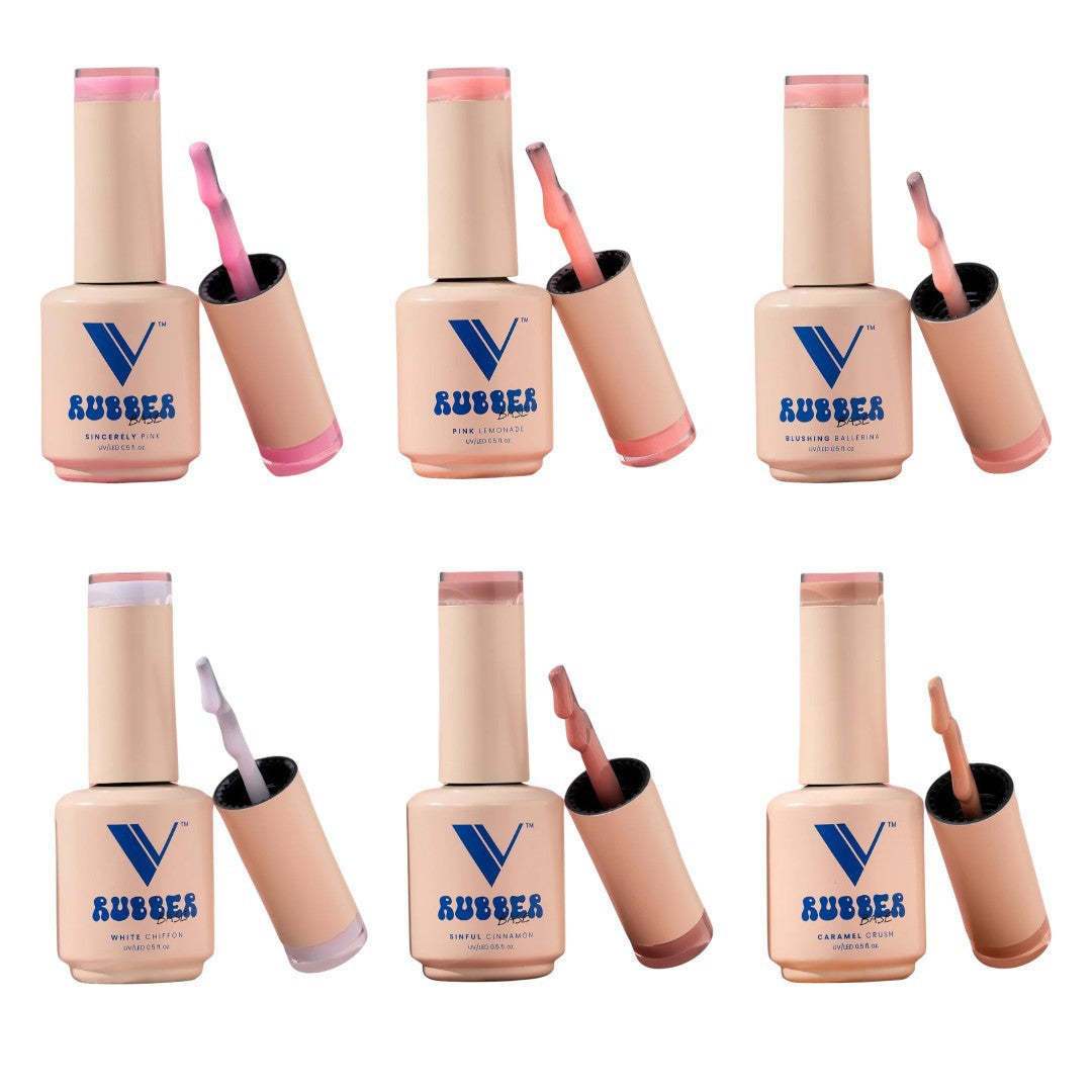 V Beauty Pure Rubber Base Romantic Retreat Collection 6Pcs