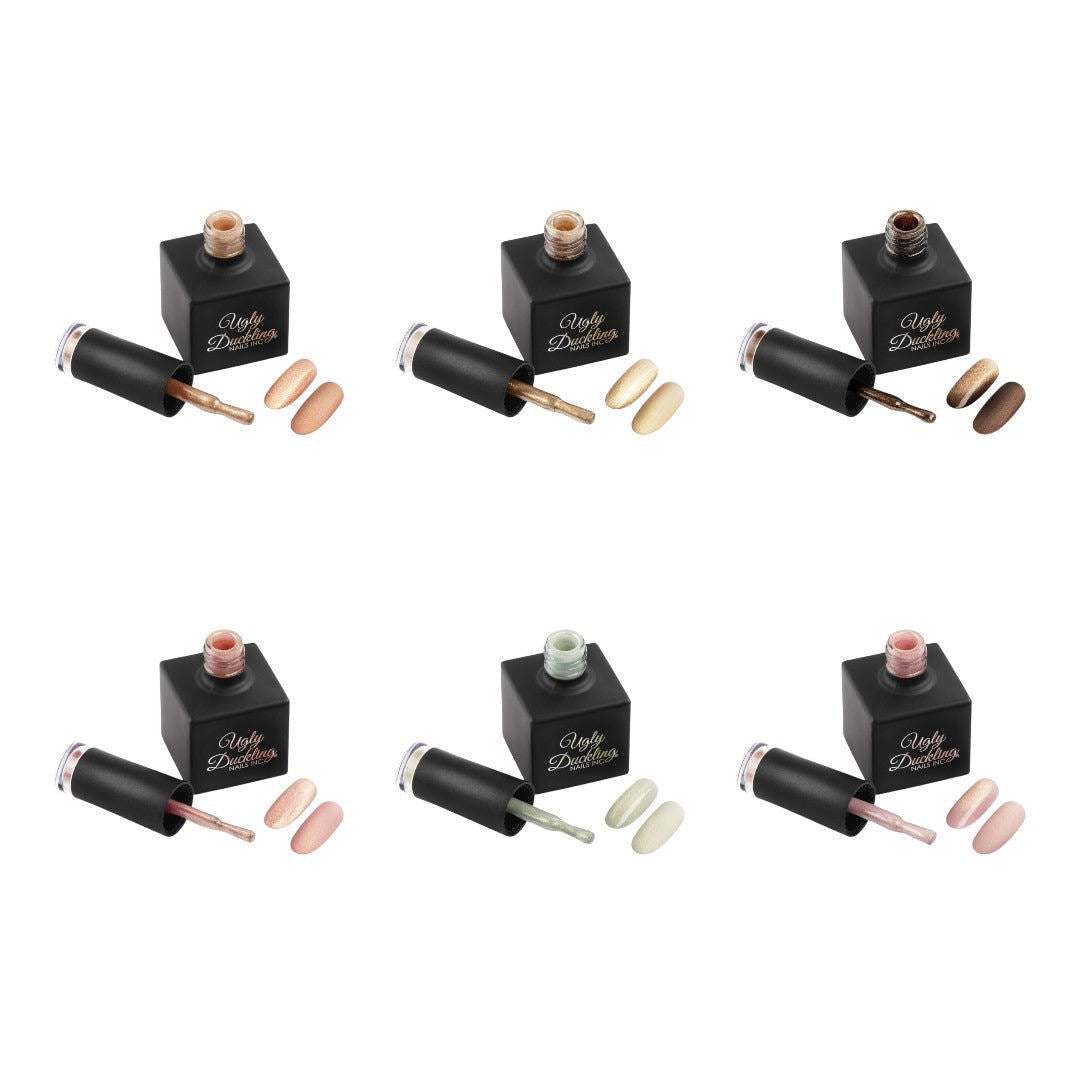 Ugly Duckling Cat Eye Gel Polish (HEMA-Free) Honey Collection 6Pcs
