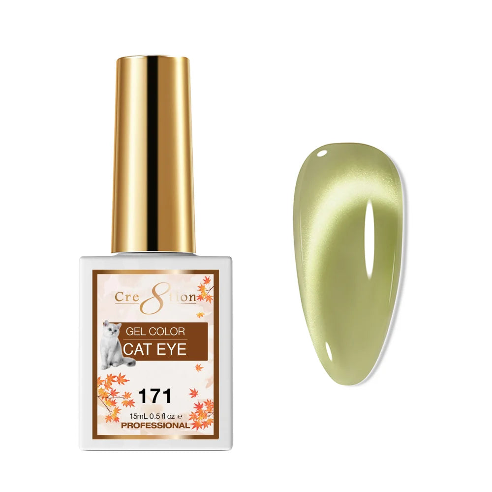 Cre8tion (HEMA/TPO-Free) Cat Eye Gel Polish - Autumn #171