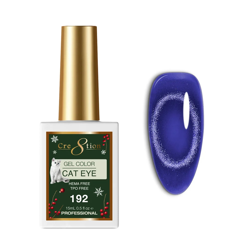 Cre8tion (HEMA/TPO-Free) Cat Eye Gel Polish - Winter #192
