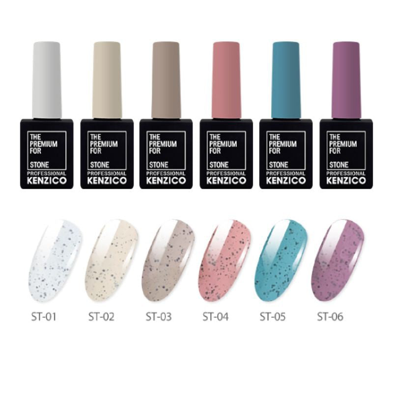 Kenzico Korean Gel Polish, Stone Colour Gel Polish ST-01