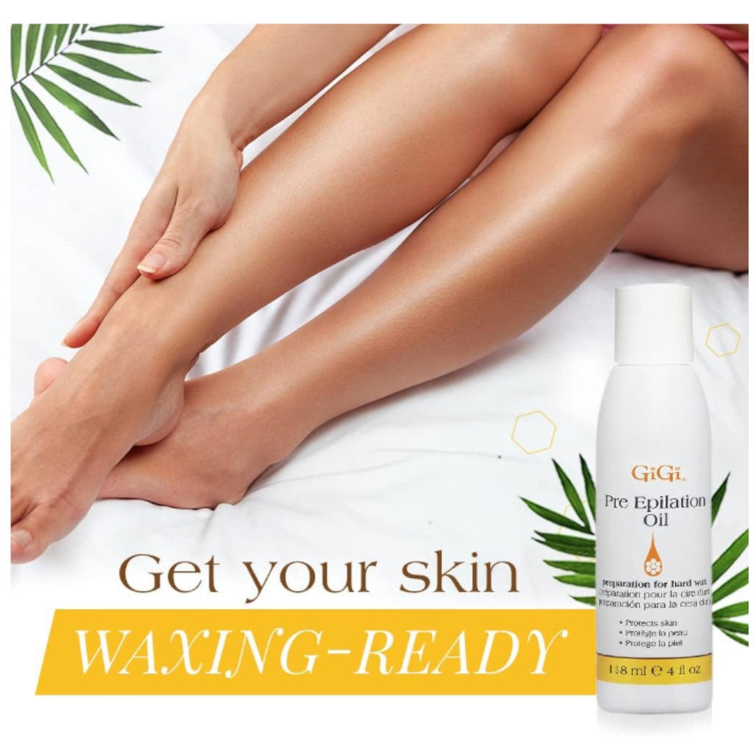 Gigi Pre Epilation Oil 4Oz #0901