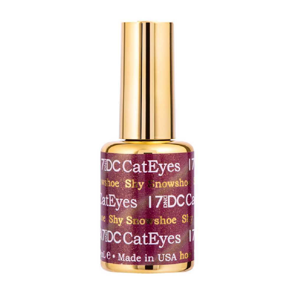 DND DC Cat Eye Gel Polish - Shy Snowshoe #17