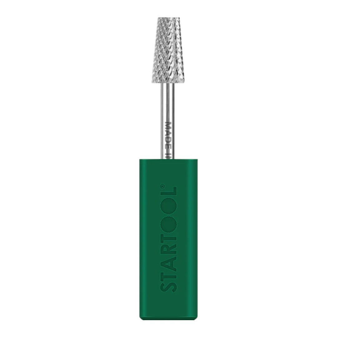 Startool Nail Drill Bits - Cuticle Tapered Barrel Extra Fine Grit 3/32 Silver