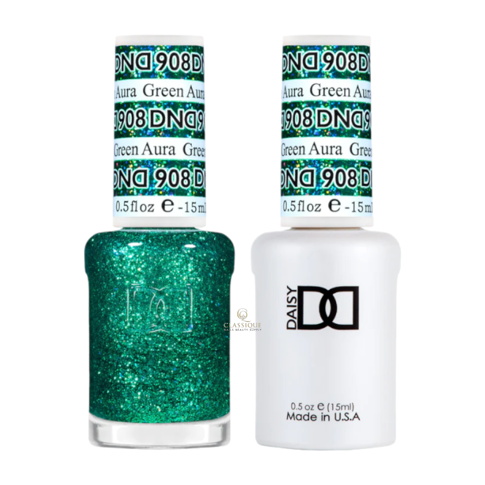 DND Gel & Lacquer Duo - Green Aura #908
