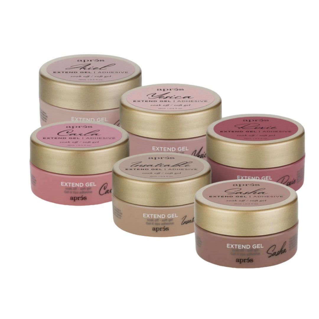 Apres Colour Extend Gel Set Jar Edition 6Pcs