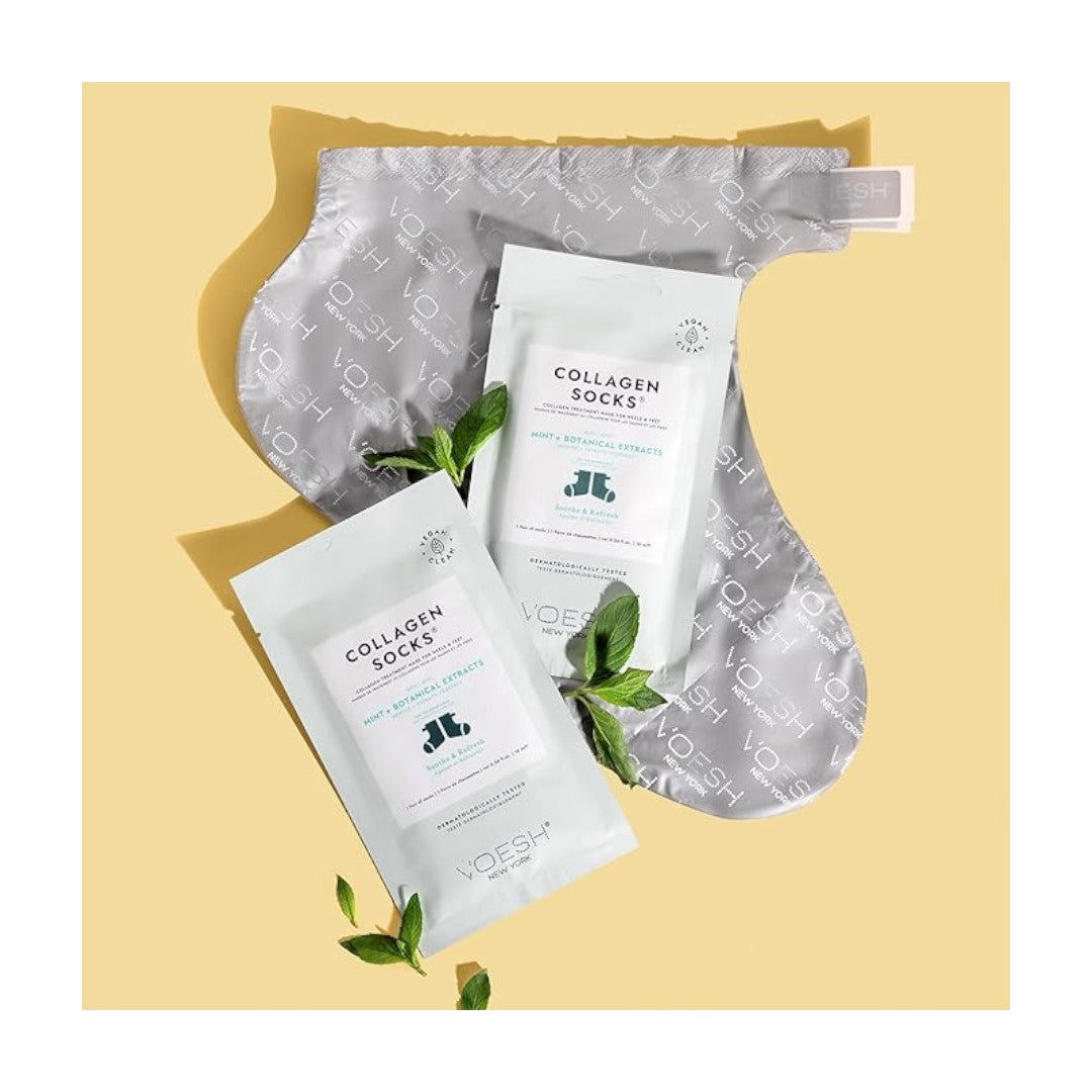 Voesh UV Protective Collagen Socks w/ Peppermint (Vegan)