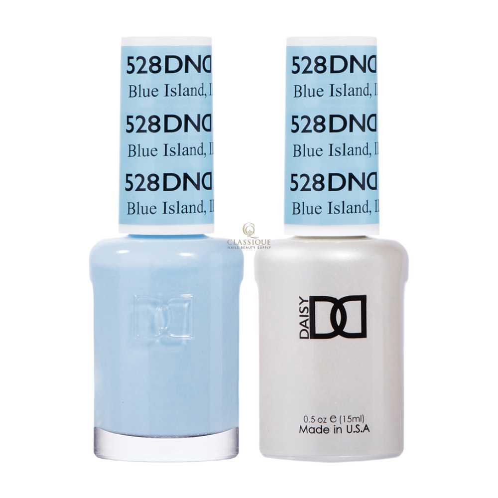 DND Gel & Lacquer Duo - Blue Island #528