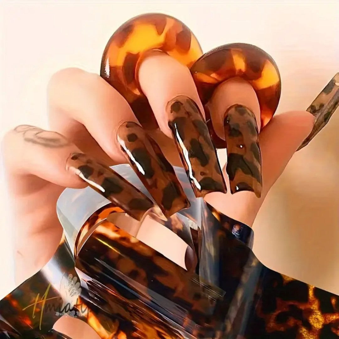 CNBS Transfer Foil – Amber Leopard