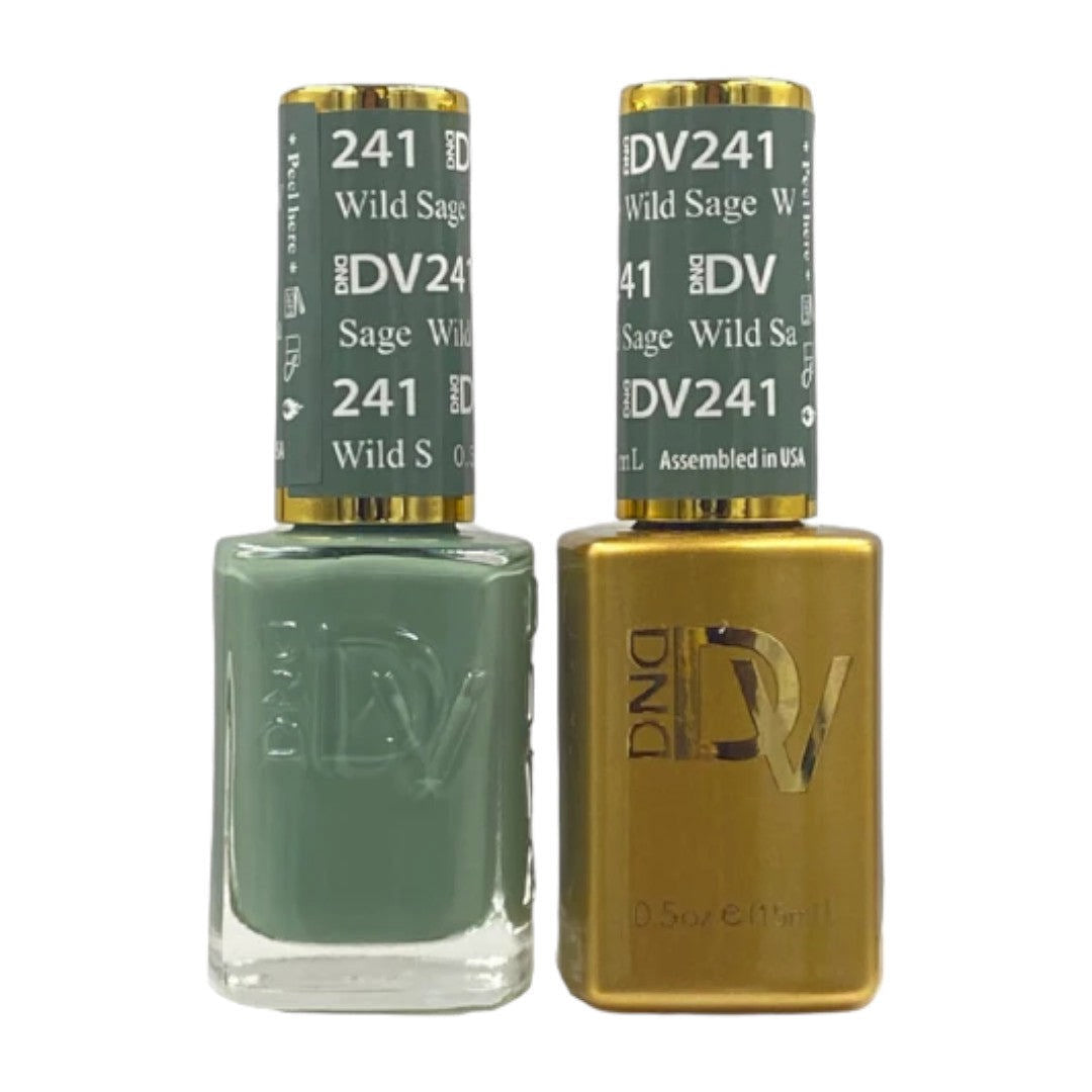 DND Diva Gel & Lacquer Duo - Wild Sage #241