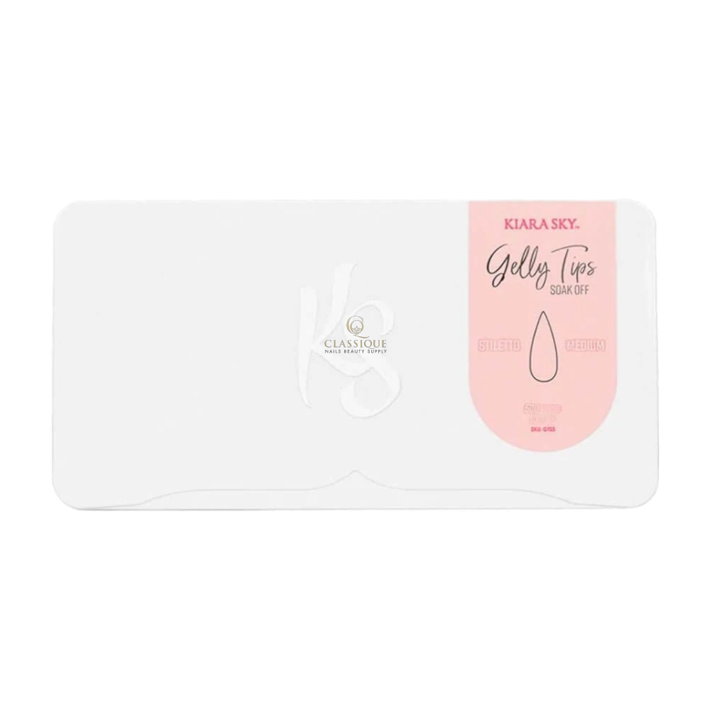 Kiara Sky Gelly Nail Tips Box - Stiletto Medium (500Pcs)