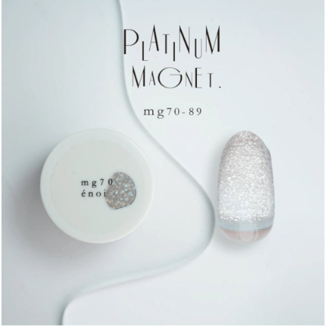 Enoi Cat Eye Gel Polish - Platinum Magnet #MG70