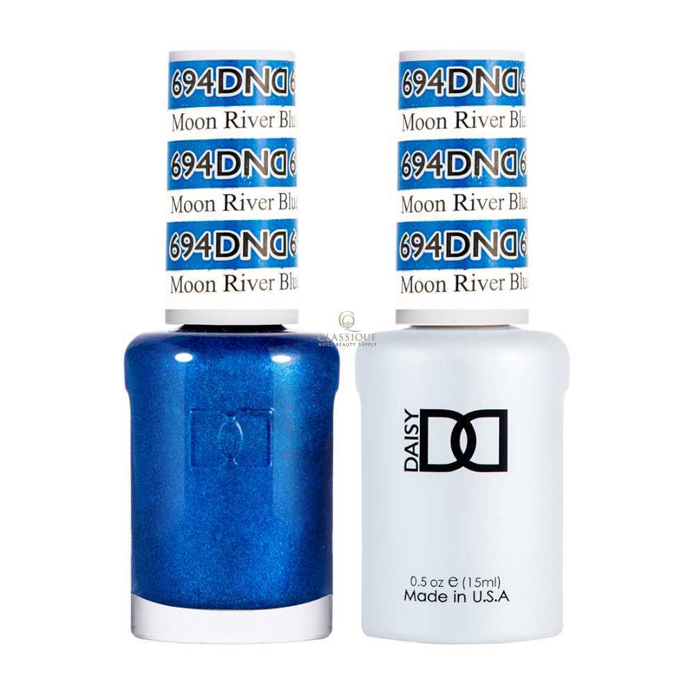 DND Gel & Lacquer Duo - Moon River Blue #694