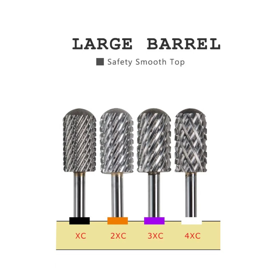 CNBS Nail Drill Bits - Large Barrel Smooth Top 3/32