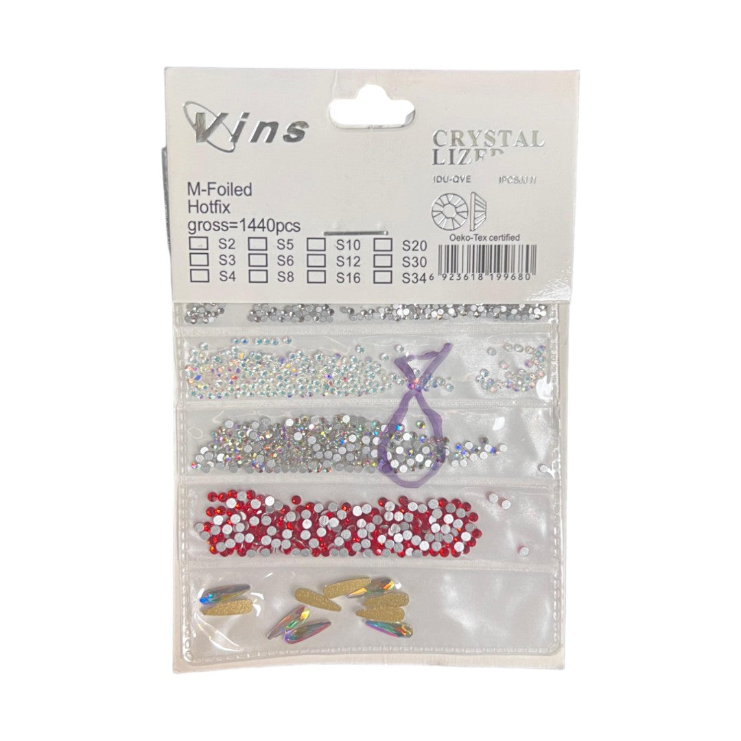 CNBS Nail Art Rhinestones - Vins Mix Crystal