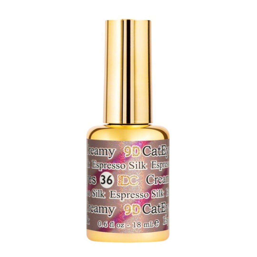 DND DC 9D Cat Eye Gel Polish - Espresso Silk #36
