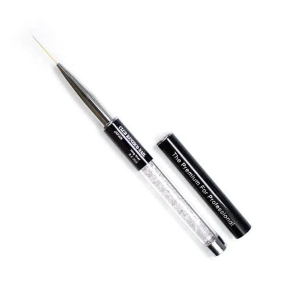 Kenzico Art Brush - Long Liner W/ Crystal Handle #303