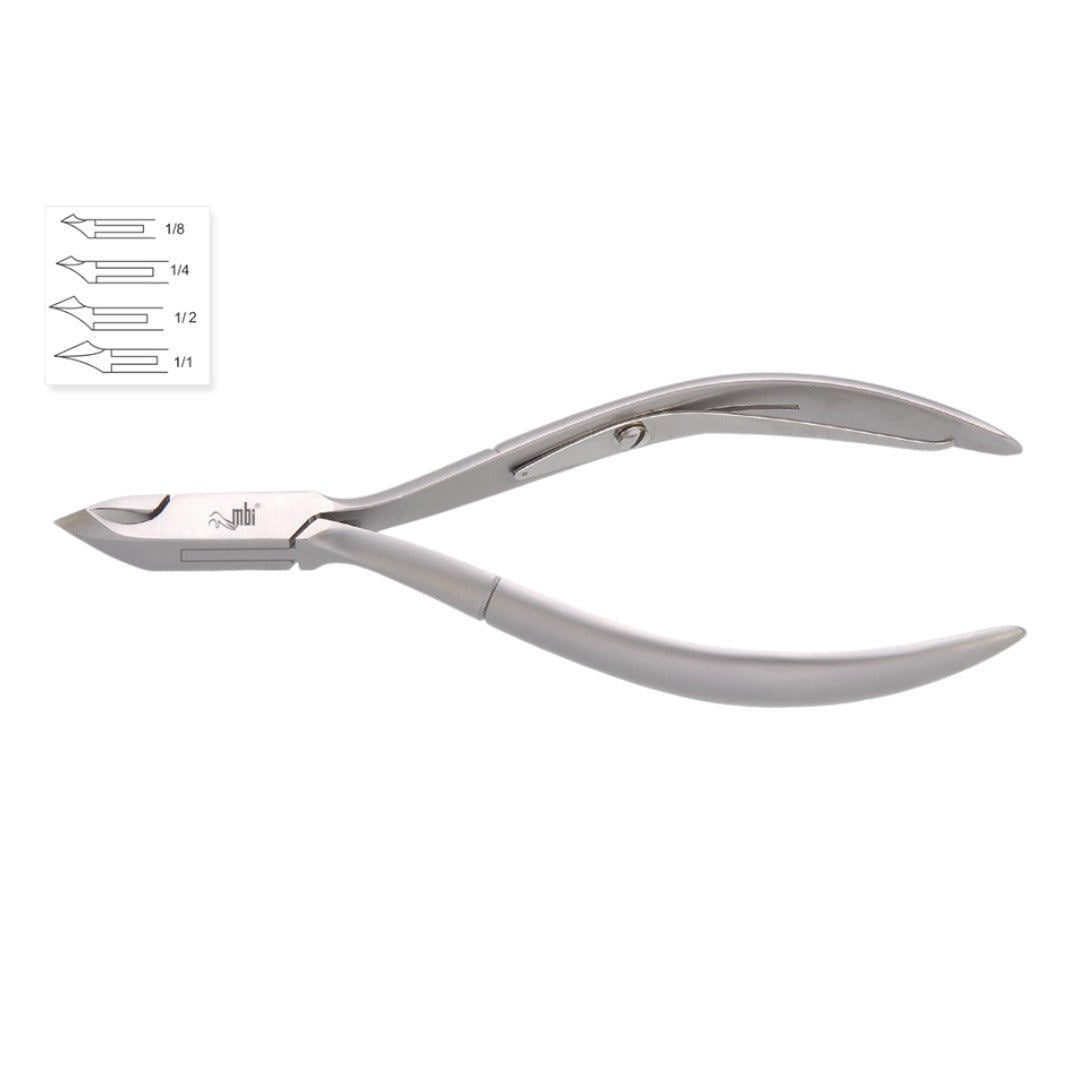 MBI-103 Cuticle Nipper Single Spring 1/4 Jaw Size 4'