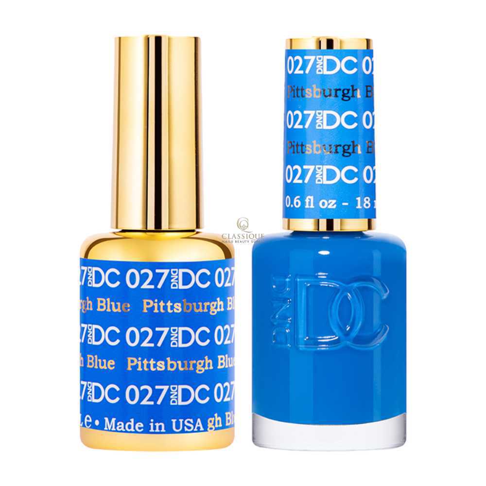 DND DC Gel & Lacquer Duo - Pittsburgh Blue #027