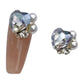 CNBS Nail Charms - White Crystal Clusters 5pcs