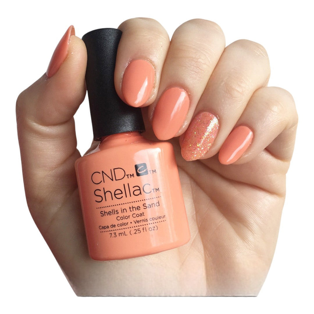 CND Shellac 0.25Oz - Shells In The Sand