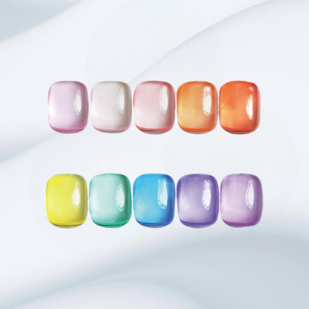 Enoi Syrup Gel Polish - Set 2 #SY31-40 (10Pcs)
